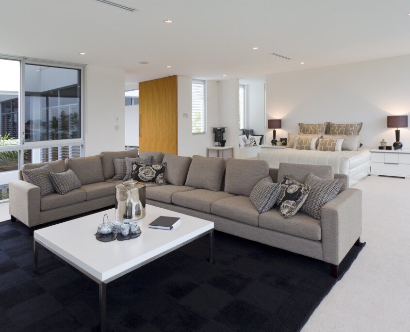 Bedroom and living room